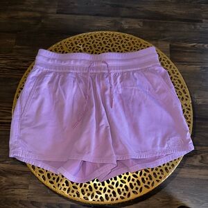 The North Face Women’s Athletic Shorts • Size M • Lavender • Drawstring Waist
